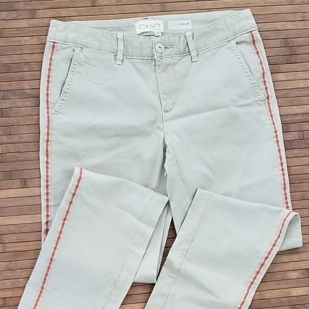 Anthropologie Relaxed Chino in beige. Size US 26.